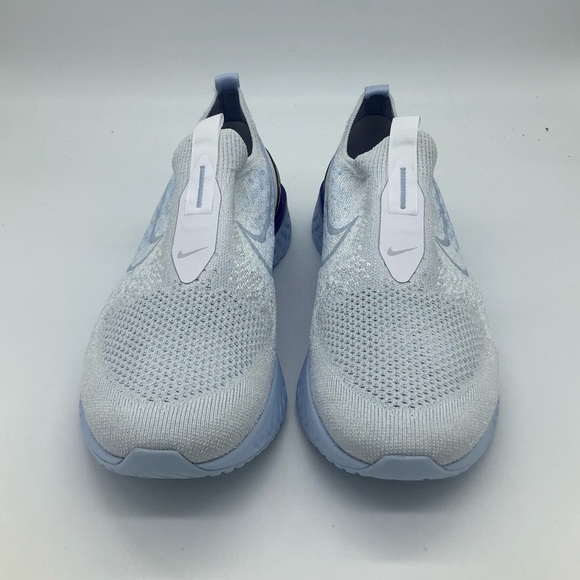 New Men’s Nike Epic Phantom React Flyknit Shoes Hydrogen Blue w/box BV0417-101 - Picture 3 of 6